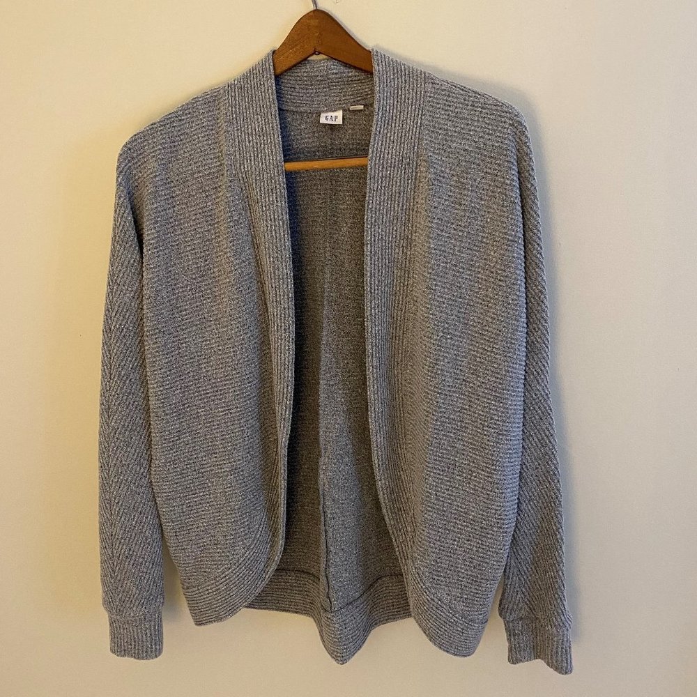 Gap Soft Grey Lounge Sweater / Cardigan Size Small